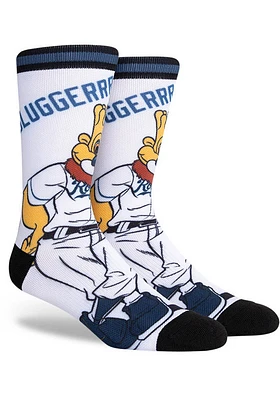 Slugger Kansas City Royals wrap Mens Crew Socks
