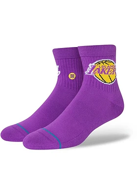 Los Angeles Lakers ST Quarter Mens Quarter Socks