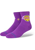 Los Angeles Lakers ST Quarter Mens Quarter Socks