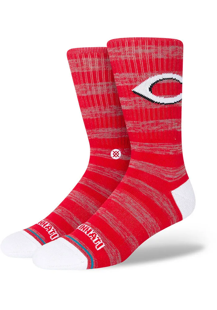 Cincinnati Reds Stance Twist Mens Crew Socks