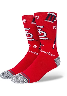 St Louis Cardinals Stance Landmark Mens Crew Socks