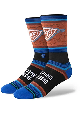 Oklahoma City Thunder Stance City Edition Mens Crew Socks