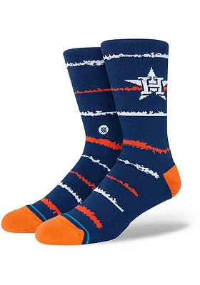 Houston Astros Stance Chalk Mens Crew Socks