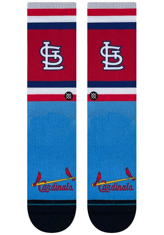 St Louis Cardinals Stance Cooperstown 23 Mens Crew Socks