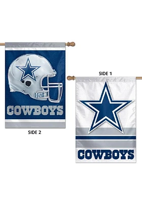 Dallas Cowboys 28x40 2 Sided Silk Screen Sleeve Banner - Blue