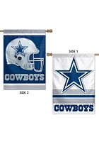 Dallas Cowboys 28x40 2 Sided Silk Screen Sleeve Banner - Blue