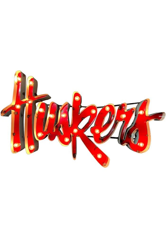 Nebraska Cornhuskers Lit Marquee Sign