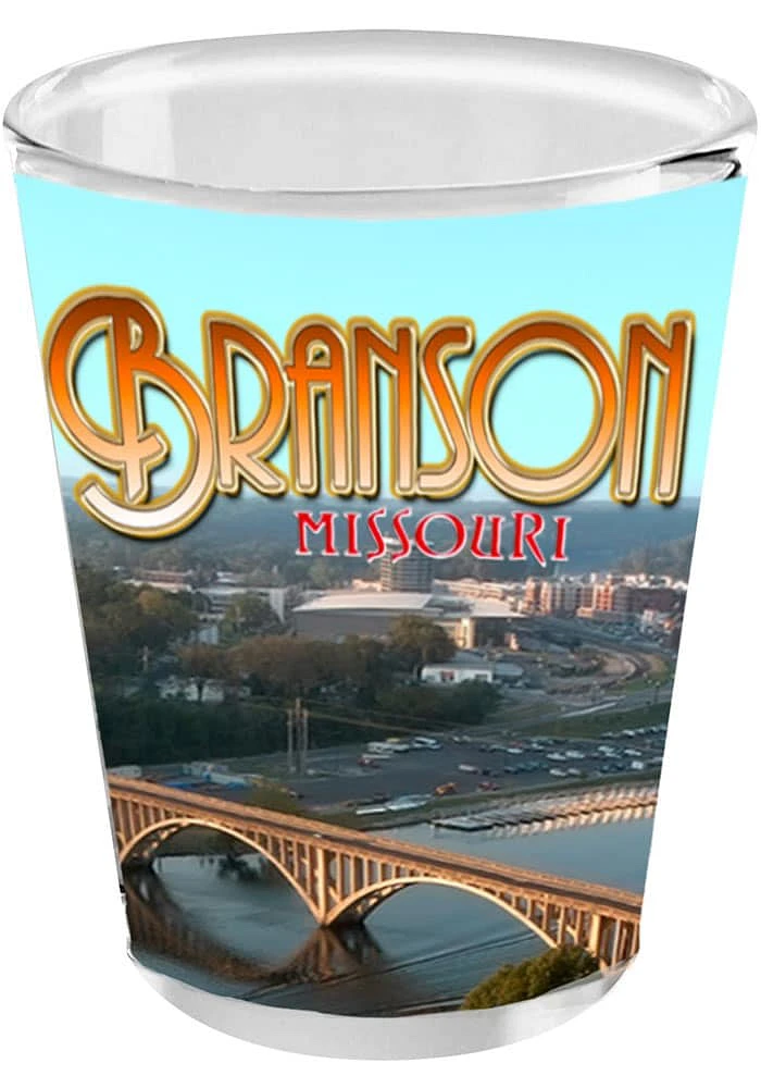 Branson Bridge City Glass Shot Glass