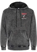 Dartanyan Tinsley Rally Mens Black Cincinnati Bearcats NIL Embroidered Long Sleeve Fashion Hood