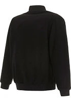 Mens Milwaukee Bucks Reversible Wool Heavyweight Jacket - Black