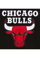 Mens Chicago Bulls Reversible Wool Heavyweight Jacket - Black