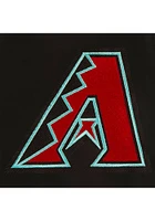 Mens Arizona Diamondbacks Reversible Wool Heavyweight Jacket - Black