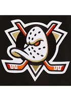 Mens Anaheim Ducks Reversible Wool Heavyweight Jacket - Black