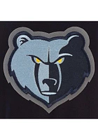 Mens Memphis Grizzlies Reversible Wool Heavyweight Jacket - Navy Blue