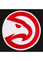 Mens Atlanta Hawks Reversible Wool Heavyweight Jacket - Black