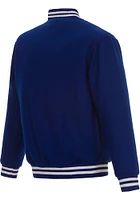 Mens New York Islanders Reversible Wool Heavyweight Jacket - Blue