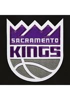 Mens Sacramento Kings Reversible Wool Heavyweight Jacket - Black