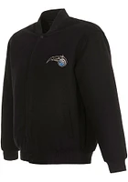 Mens Orlando Magic Reversible Wool Heavyweight Jacket - Black