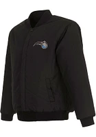 Mens Orlando Magic Reversible Wool Heavyweight Jacket - Black