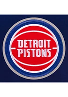 Mens Detroit Pistons Reversible Wool Heavyweight Jacket - Blue