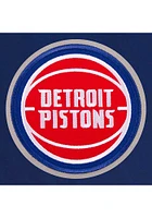 Mens Detroit Pistons Reversible Wool Heavyweight Jacket - Blue