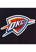 Mens Oklahoma City Thunder Reversible Wool Heavyweight Jacket - Navy Blue