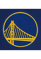Mens Golden State Warriors Reversible Wool Heavyweight Jacket - Blue