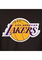 Los Angeles Lakers Mens Black Poly Twill Medium Weight Jacket