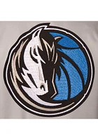 Dallas Mavericks Mens Grey Poly Twill Medium Weight Jacket