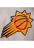 Phoenix Suns Mens Grey Poly Twill Medium Weight Jacket