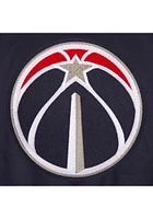 Washington Wizards Mens Navy Blue Poly Twill Medium Weight Jacket