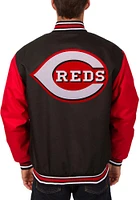 Cincinnati Reds Mens Poly Twill Medium Weight Jacket