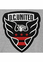 DC United Mens Grey Reversible Fleece Medium Weight Jacket