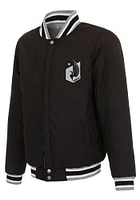 Minnesota United FC Mens Grey Reversible Fleece Medium Weight Jacket