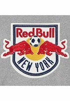 New York Red Bulls Mens Grey Reversible Fleece Medium Weight Jacket