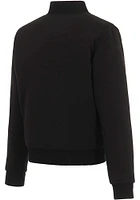 Pittsburgh Penguins Womens Black Reversible Fleece Zip Up Medium Weight Jacket