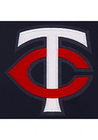Minnesota Twins Womens Navy Blue Reversible Fleece Zip Up Medium Weight Jacket