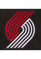 Portland Trail Blazers Womens Black Reversible Fleece Zip Up Medium Weight Jacket