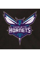 Charlotte Hornets Womens Black Reversible Fleece Zip Up Medium Weight Jacket