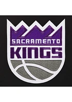 Sacramento Kings Womens Black Reversible Fleece Zip Up Medium Weight Jacket