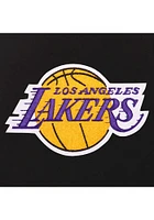 Los Angeles Lakers Womens Black Reversible Fleece Zip Up Medium Weight Jacket