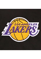 Los Angeles Lakers Womens Black Reversible Fleece Zip Up Medium Weight Jacket