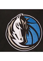Dallas Mavericks Womens Black Reversible Fleece Zip Up Medium Weight Jacket