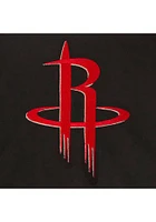 Houston Rockets Womens Black Reversible Fleece Zip Up Medium Weight Jacket