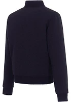 Oklahoma City Thunder Womens Navy Blue Reversible Fleece Zip Up Medium Weight Jacket