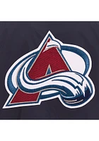 Colorado Avalanche Mens Navy Blue Nylon Bomber Light Weight Jacket
