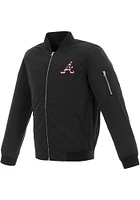 Atlanta Braves Mens Nylon Bomber Light Weight Jacket