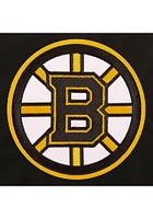 Boston Bruins Mens Black Nylon Bomber Light Weight Jacket