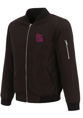 St Louis Cardinals Mens Nylon Bomber Light Weight Jacket