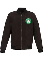 Boston Celtics Mens Black Nylon Bomber Light Weight Jacket